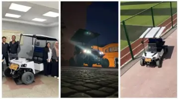 تصنيع أول سيارة جولف كهربائية محلية داخل معامل الكلية التكنولوجية بالقاهرة.